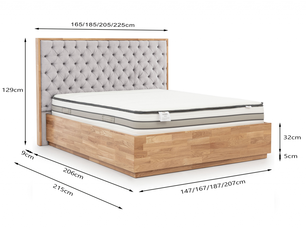 Łóżko Honey 6 Buk - dodatkowe zdjęcie produktu, szczegóły