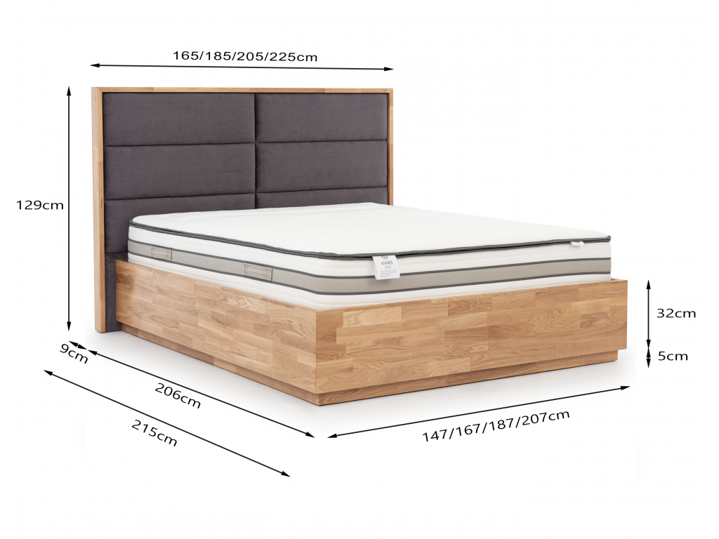 Łóżko Honey 3 Buk - dodatkowe zdjęcie produktu, szczegóły