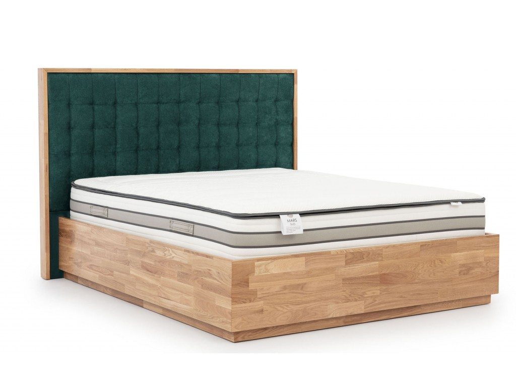 Łóżko Honey 1 Dąb - widok perspektywiczny