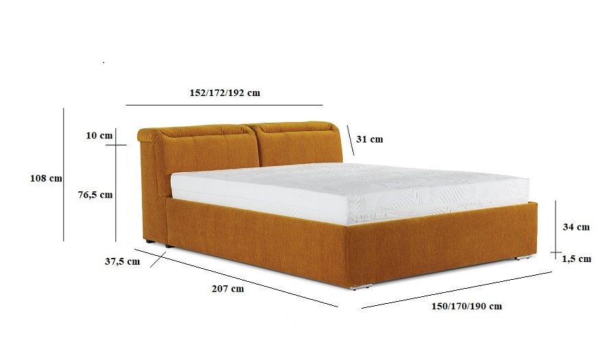 Lozko Indiana - Bez Pojemnika