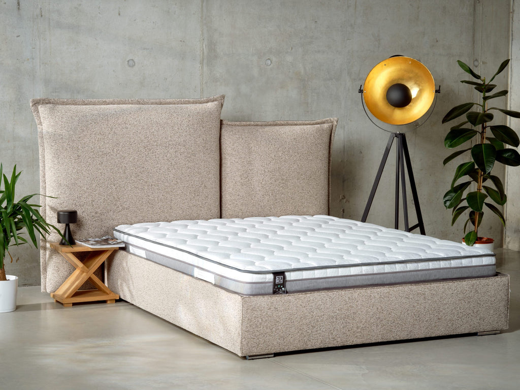 Łóżko tapicerowane Alabama z pojemnikiem dwupozycyjnym - zdjęcie 4