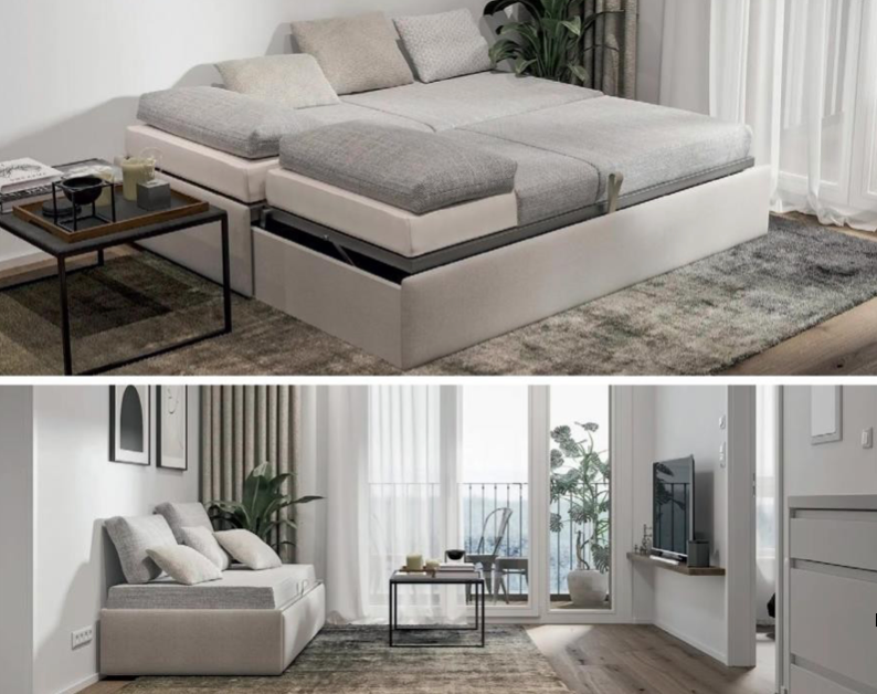 Skrzynia Rozkładana - widok perspektywiczny