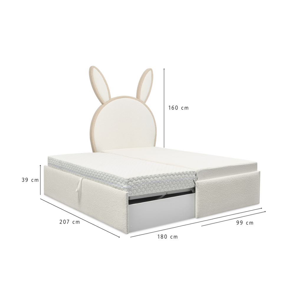 Łóżko Bunny 2 - dodatkowe zdjęcie produktu, szczegóły