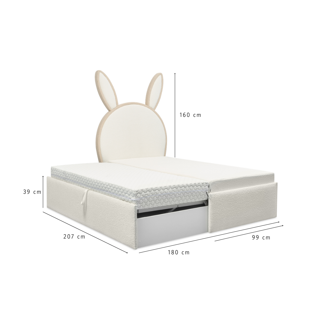 Łóżko Bunny 2 - dodatkowe zdjęcie produktu, szczegóły