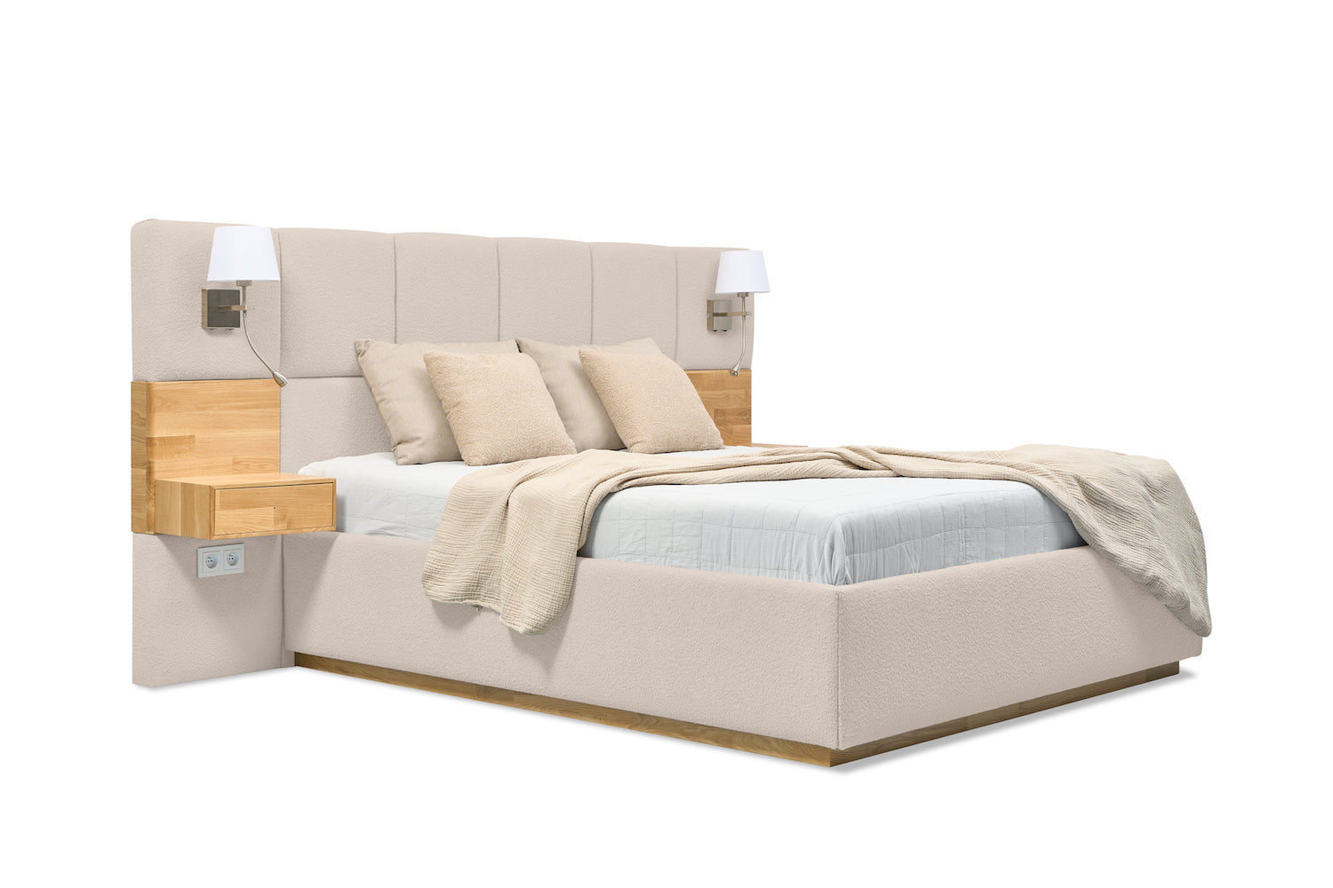 Łóżko Dakota z półkami - zdjęcie produktu (4/10)